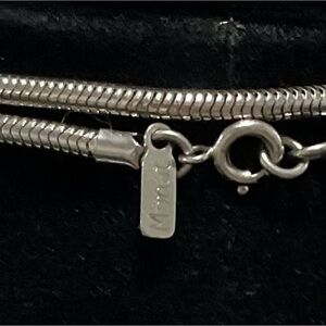 52” MONET silver tone Rope Chain.
